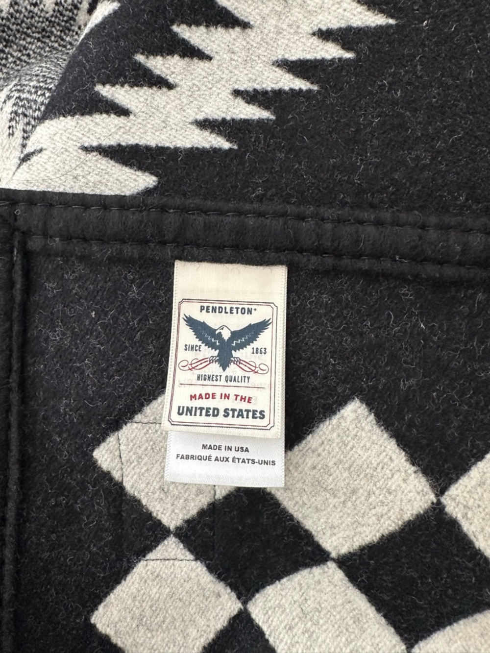 Pendleton Twin wool reversable blanket - Picture 5 of 6